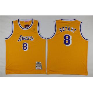 Kobe Bryant 8, L.A. Lakers [Amarilla] -NIÑOS